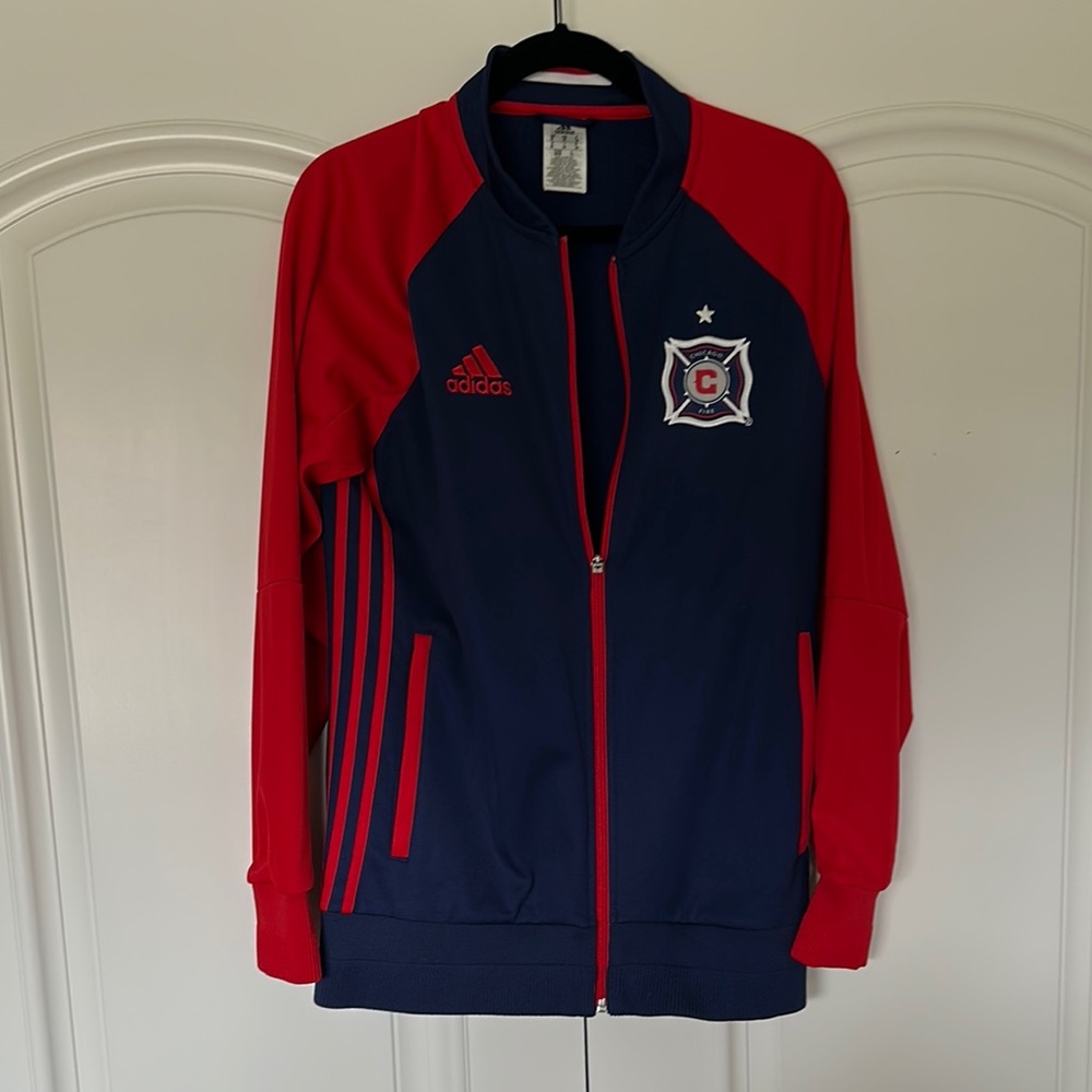 adidas Red and Blue Track Jacket